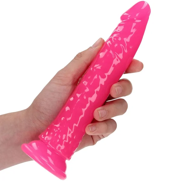 RealRock Glow In The Dark 7 Inch Slim Dildo