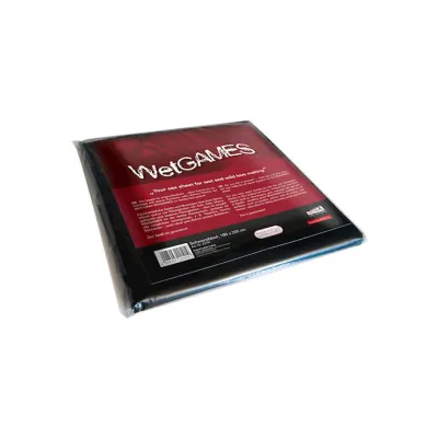Sexmax Wetgames Sex sheet 180 X 220 Cm Black