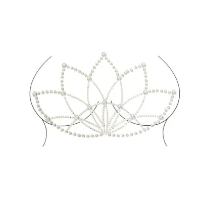 Lotus Adhesive Body Jewels Sticker 6pk
