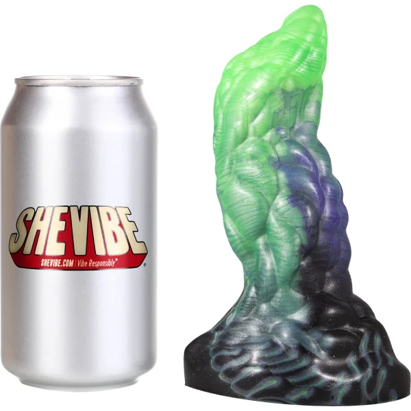 The Baroba Little Monster 6" Silicone Dildo By Uberrime - Laguna Twilight