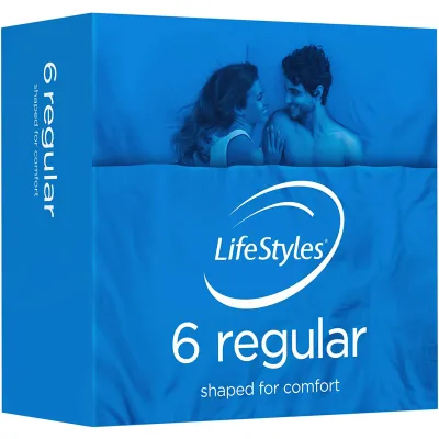 LifeStyles Regular Condom 6 Pack