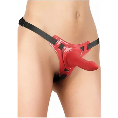 Pleasure Strap on Red
