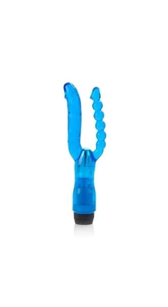 Dual Penetrator Vibrator Blue