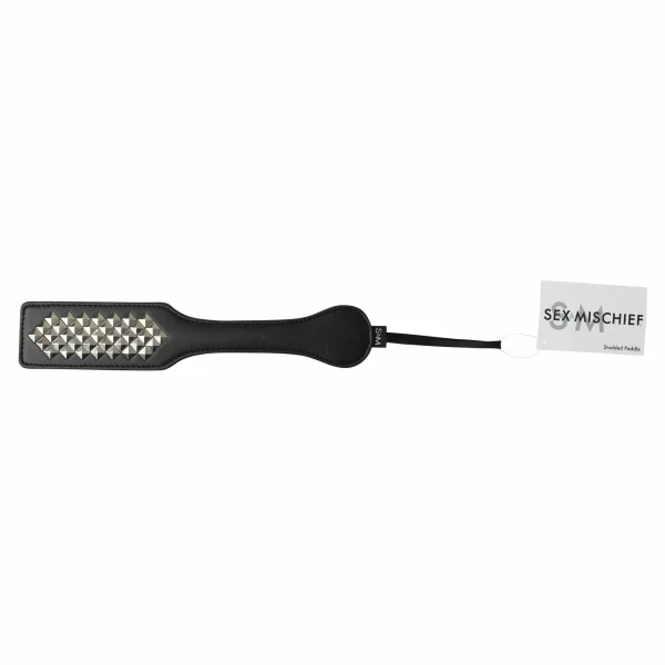 Sex And Mischief Studded Paddle Black