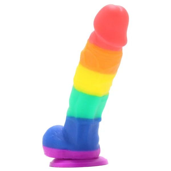 Colours Pleasures 5 Inch Pride Edition Silicone Suction Cup Dildo