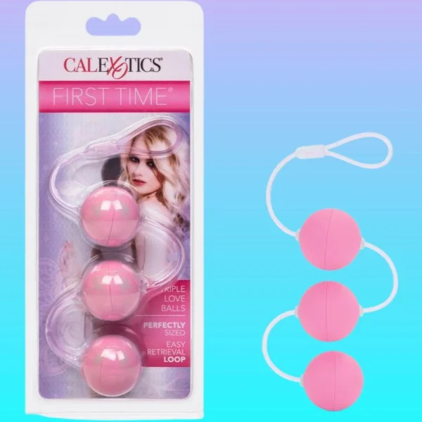 First Time Love Balls Triple Lovers - Pink