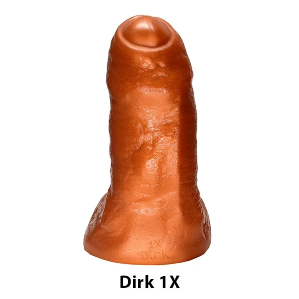 SquarePegToys® Dirk Uncut SuperSoft Silicone Dildo - 2 Styles
