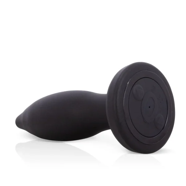 My Secret Rechargeable Vibrating Silicone Butt Plug With Remote By Screaming O - Black