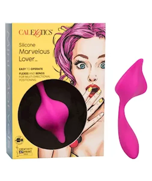 Mini Marvels Silicone Marvelous Lover - Pink — image 10 of 14