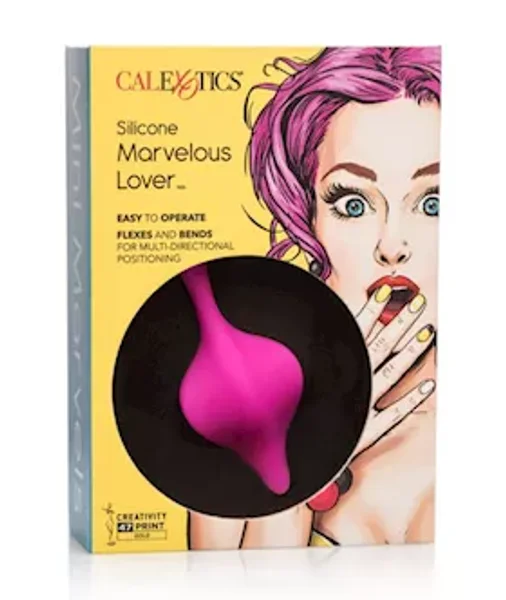 Mini Marvels Silicone Marvelous Lover - Pink — image 9 of 14