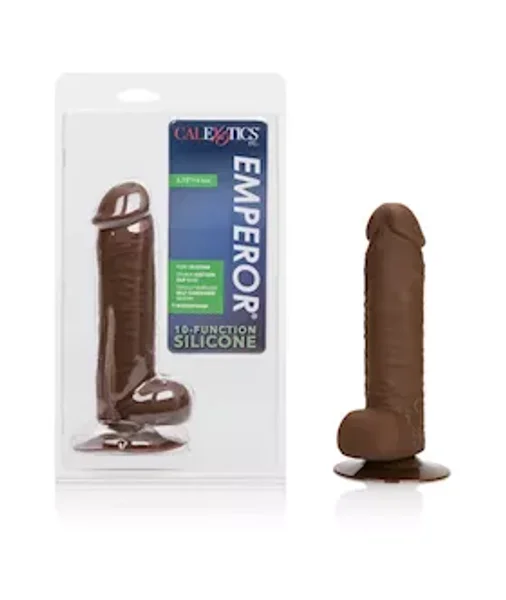 10-function Silicone Emperor  575 - Brown - 5.75" — image 5 of 6