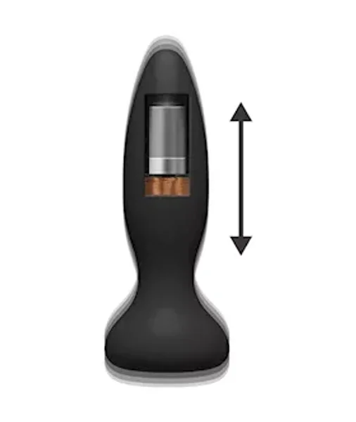 A-play Thrust Anal Vibe - Remote Controlled Experienced Plug - Black - 5.7 Inch — image 6 of 6
