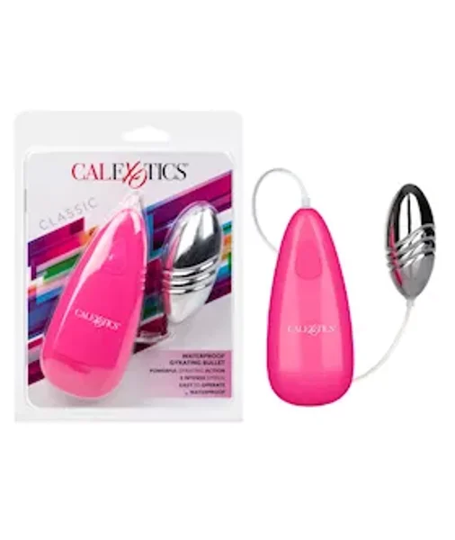 Waterproof Gyrating Bullet - Pink -  3 Inch — image 10 of 10