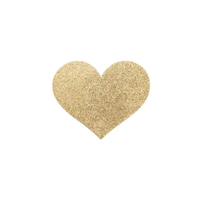 Flash Heart Body Decoration Gold