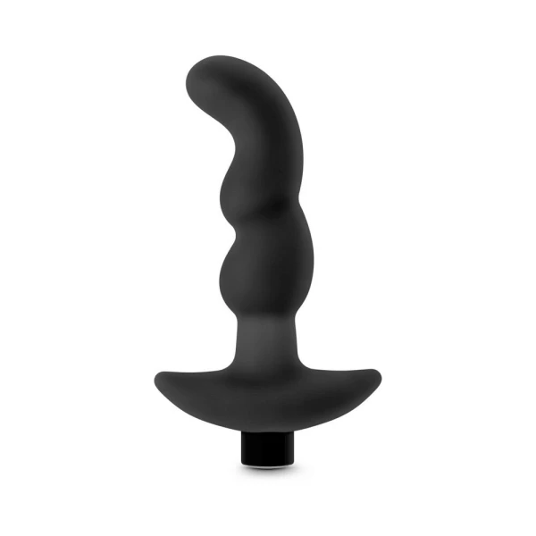 Blush Anal Adventures Platinum Silicone Vibrating Prostate Massager 03 - Black