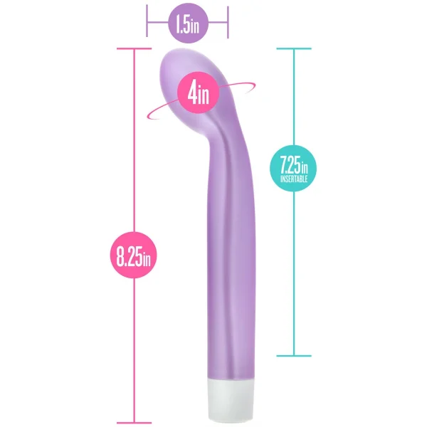 Noje G Slim Rechargeable G-Spot Vibrator by Blush Novelties - Wisteria