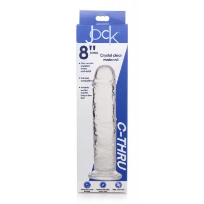 Jock C thru Dildo 8 Inch