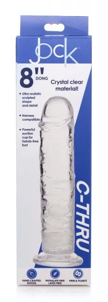 Jock C-thru Dildo - 8 Inch — image 6 of 6
