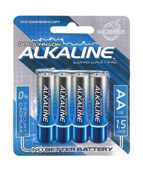Doc Johnson Alkaline Batteries AA - 4 Pack