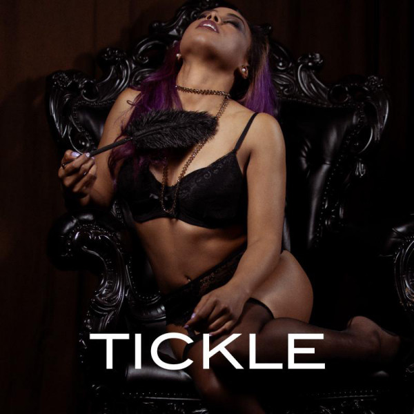 Noir Soft Feather Tickler