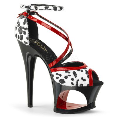 7 inches Heel 2 3 4 inches Cut Out PF Crisscross Ankle Strap Sandal