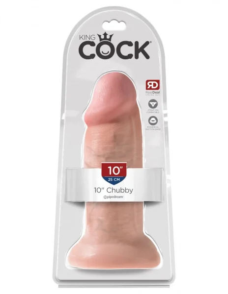 King Cock 10" Chubby - Flesh — image 4 of 6