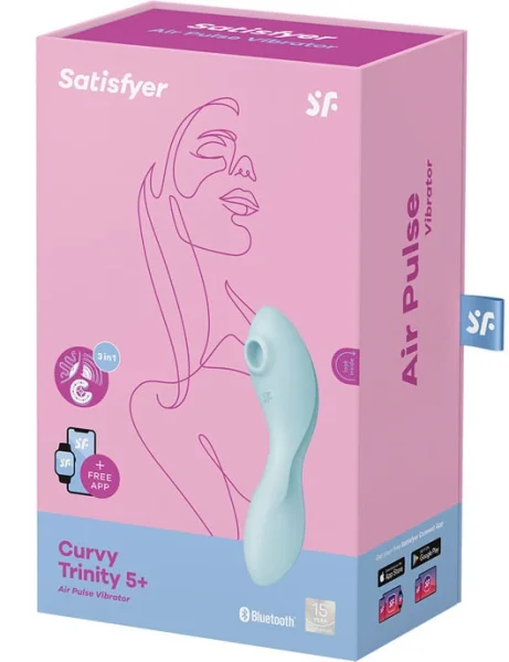 Satisfyer Curvy Trinity 5  - 7.4 Inch