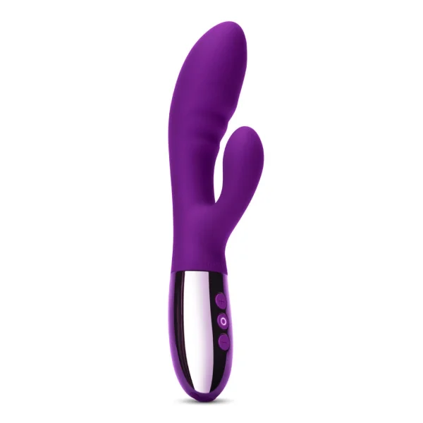 Le Wand Blend Dual-Motor Rabbit Vibrator - Dark Cherry