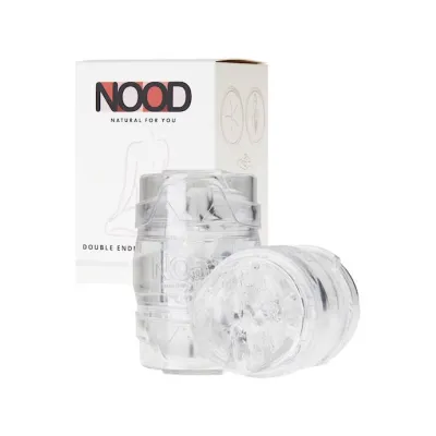 Nood Double Shot Vaginal anal Double Ended Masturbator 4 5 Inch