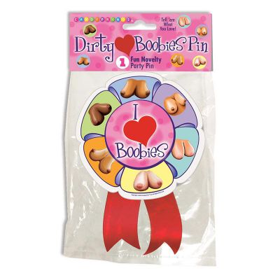 Dirty Boobies Pin I Love Boobies