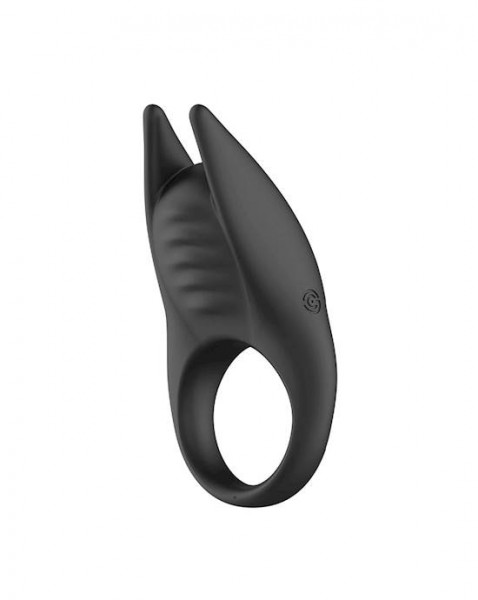 Share Satisfaction Dash Vibrating Cock Ring - Black