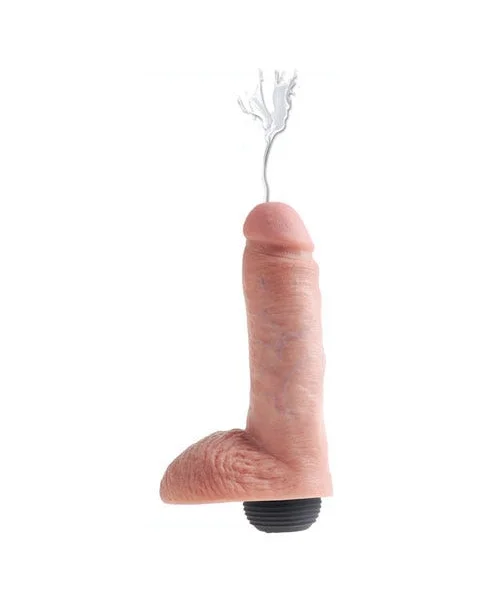 King Cock 8 inch Squirting Cock with Balls Flesh