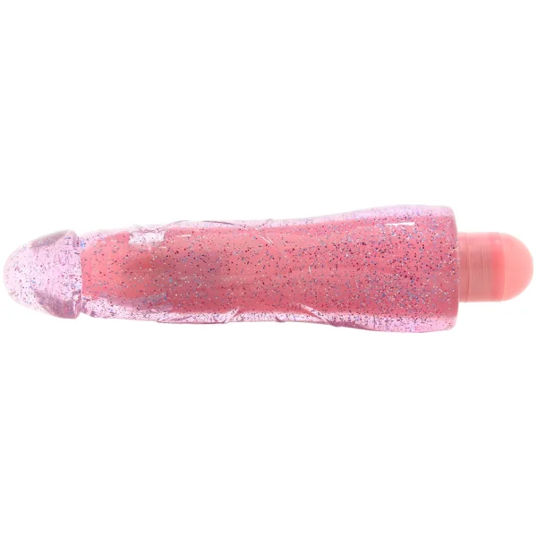 Glow Dicks - Molly Glitter Vibrator - Pink