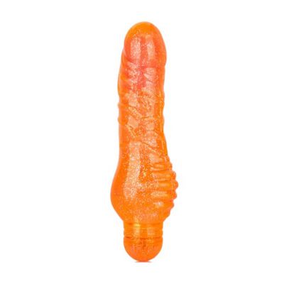 Sparkle Shimmer Stud Orange 6 Inch