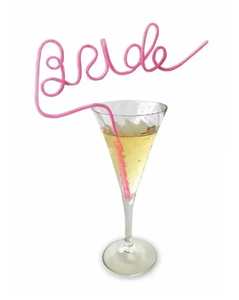 Glitterati Bride Straw