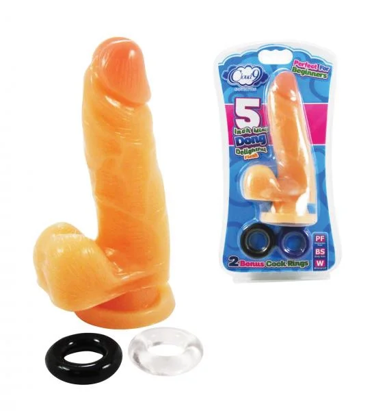 Cloud 9 5 inches Dildo with Cock Rings Beige — image 7 of 8