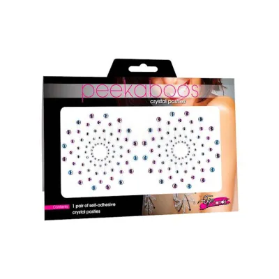 Crystal Mosaic Rhinestone Pasties Multi