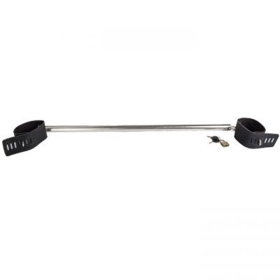 Bondara Spreader Bar With Faux Leather Padlocked Cuffs