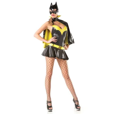 3 Piece Sexy Batty Black yellow L xl