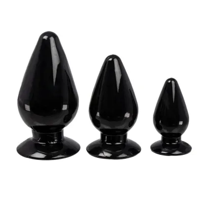 Bondara Booty Camp Black 3 Piece Butt Plug Training Kit