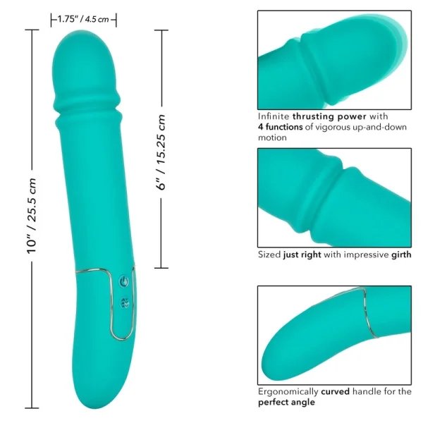 Shameless Flirt Powerful Silicone Waterproof Rechargeable Thruster By CalExotics — image 12 of 14