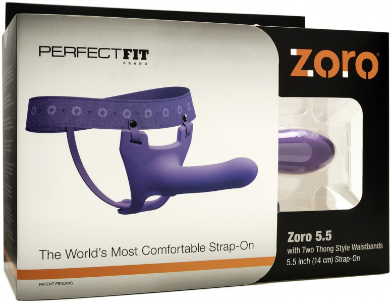 Zoro 5.5" Purple Strap On