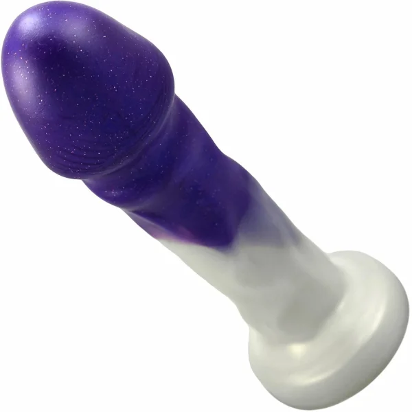 Splendid Dual-Density Silicone Dildo By Uberrime - Medium, Pearl & Orchid