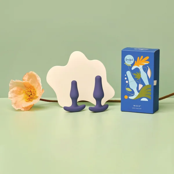 Goodful Wellness Wave Silicone Anal Plug Set