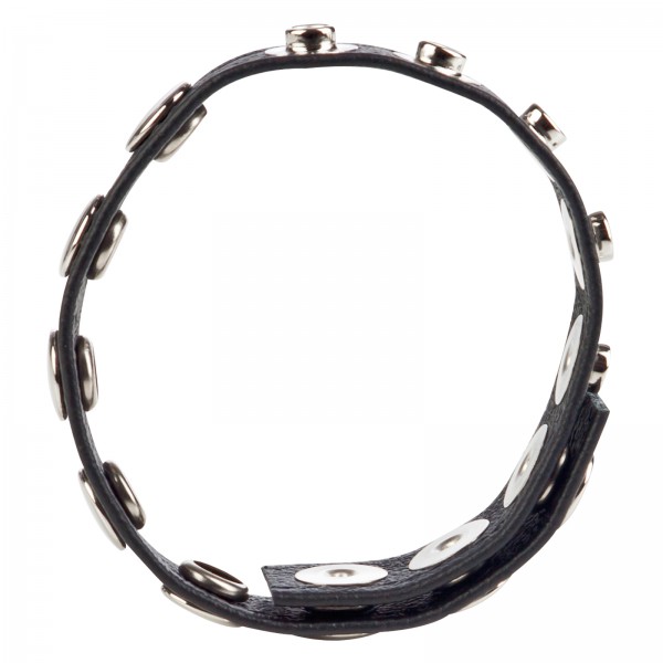 8 Snap Leather Cock Ring