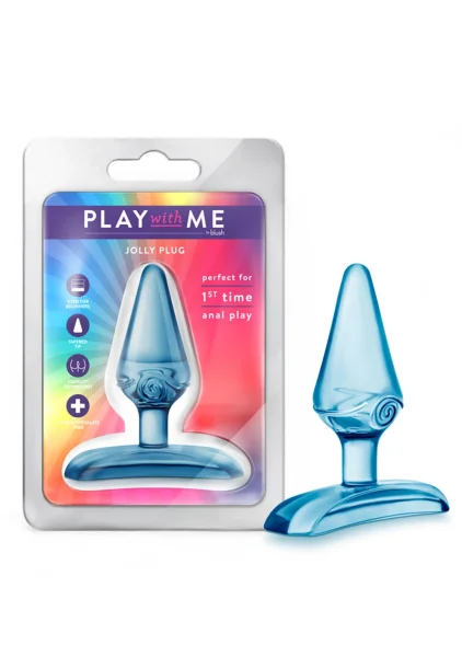 Blush Play With Me Hard Candy Anal Toy - Purple