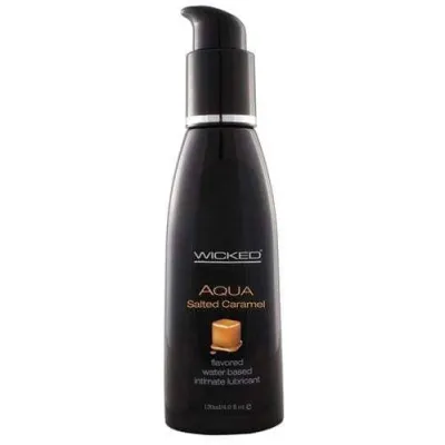 Aqua Salted Caramel Water Based Lubricant 4 Oz