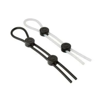 Cock Rings Pro Sensual XL Pro Rings Black Clear 2 Pack