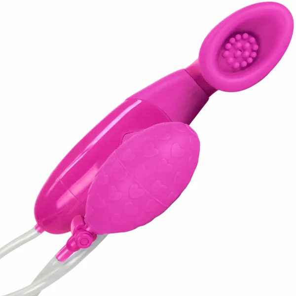 Waterproof Silicone Clitoral Pump by CalExotics - Pink