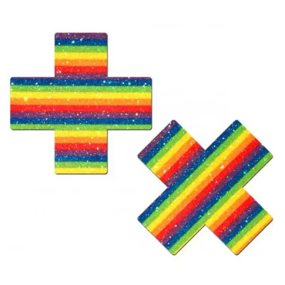 Pastease Glitter Rainbow Plus Pasties